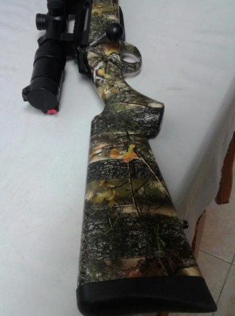 Vendo o cambio culata Tikka T3 camuflaje hidroimpresion por culata madera o fibra original , accion larga 01