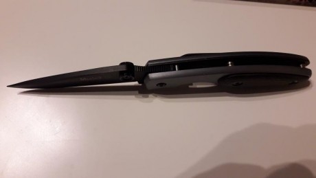 Navaja táctica muela edición armas.es  , nueva con clip para cinto , 8cm de hoja y 10cm de empuñadura 02