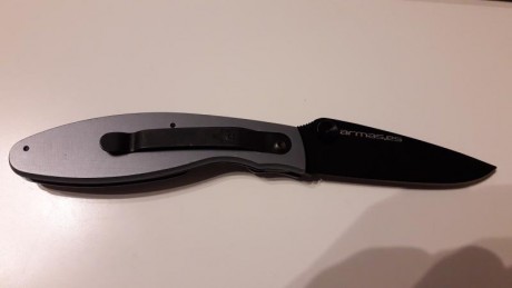 Navaja táctica muela edición armas.es  , nueva con clip para cinto , 8cm de hoja y 10cm de empuñadura 01