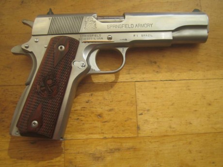 Hola busco Pistola Springfield Armory 1911 9 parabellum, en buen estado, pavonada ó inoxidable.
Adjunto 00