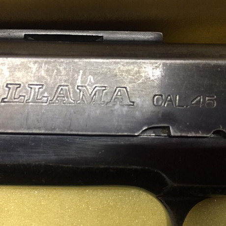 Hola
Vendo algo que estuve buscando durante mucho mucho tiempo .
Es una Llama en calibre 45acp modelo 02
