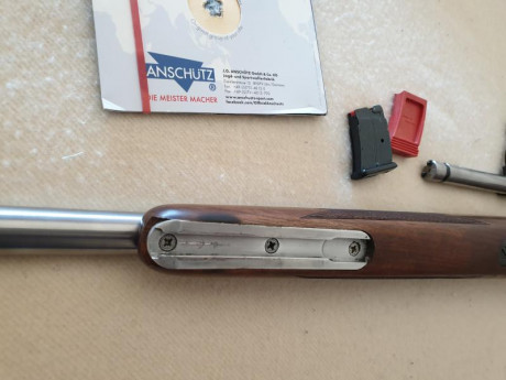 CARBINA ANSCHUTZ 1710 CAÑON INOX
DISPARADOR AJUSTABLE
RAIL UIT DELANTERO
BEDDING

1.400 € EL ARMA SE PUEDE 01