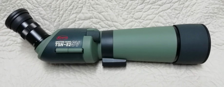 Vendo telescopio KOWA TSN-82SV, con ocular zoom de 20-60X
Con funda de campo original KOWA y lente UV 02