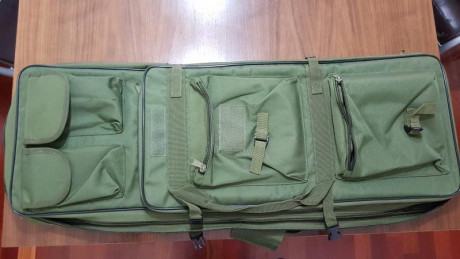 Vendo bolsa/mochila porta rifle/carabina de cordura con multiples bolsillos y regalo carabina S&W 00