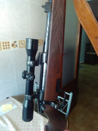 Se cambia rifle Manlicher s calibre 458wm con monturas y visor zeiss 4x32 ( es fijo). Dispongo de 3 cajas 01