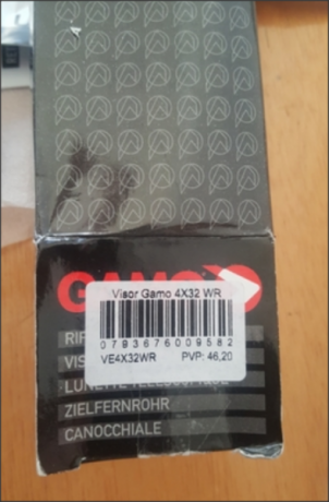 Buenas tardes:
vendo visor gamo 4x32 WR.Usado,en perfecto estado de funcionamiento. 

Precio 35€ envio 00