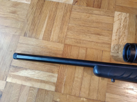 Se vende sako quad heavy barrel calibre 22 lr con visor tasco 10-40x50 , precio 800 euros , portes a cargo 01