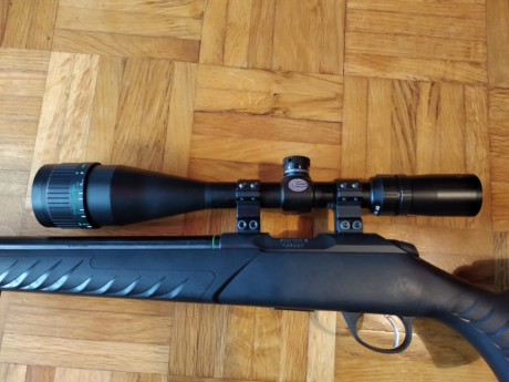 Se vende sako quad heavy barrel calibre 22 lr con visor tasco 10-40x50 , precio 800 euros , portes a cargo 00