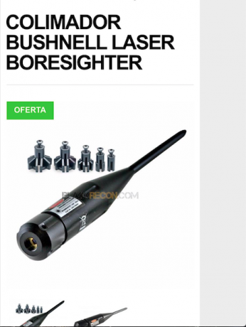 Buenos días a todos compañeros, un amigo me ha dejado un colimador de la marca "BUSHNELL" para 00