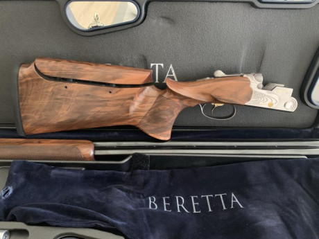 Vendo Beretta 682 Gold E Trap perfecta de ajustes y funcionamiento, con culata regulable echa por el artesano 01