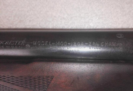 Hola, a todos, me he interesado por una escopeta winchester modelo 1400. 12GA. semiautomática, cañón de 02