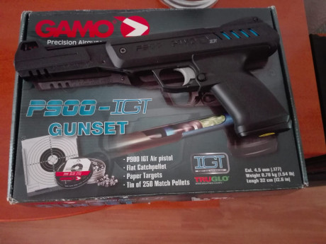La pistola fue adquirida el 22/04/19, factura en regla. 
El precio no incluye el tansporte q corre por 00