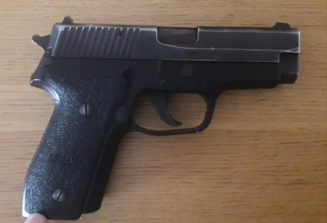 Vendo SIG SAUER P228 con dos cargadores y funda de Kydex.

El arma se encuentra en Madrid, gastos de envío 01
