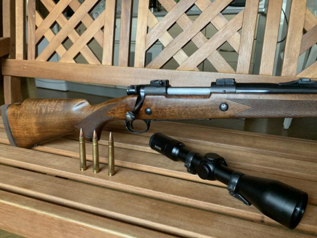 Un amigo quiere tener hueco y me pide que publique su rifle: un Winchester modelo 70 en calibre 375 Holland 12