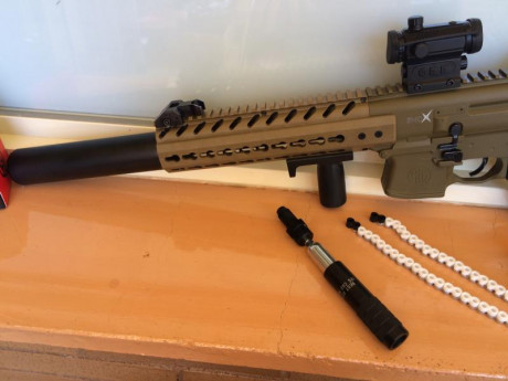 Vendo carabina SIG SAUER MCX co2 comprada en Junio 2019 a LEOPARD ( 2 años de GARANTIA)  

           12