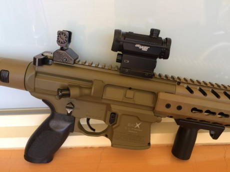 Vendo carabina SIG SAUER MCX co2 comprada en Junio 2019 a LEOPARD ( 2 años de GARANTIA)  

           21