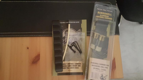 Hola , 

Vendo porta cartuchos lateral de aluminio de la marca Mesa Tactical,  para la la Mossberg 500 01