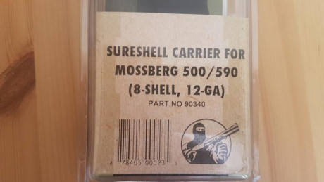 Hola , 

Vendo porta cartuchos lateral de aluminio de la marca Mesa Tactical,  para la la Mossberg 500 11