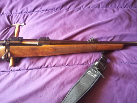 Hola, vendo sabatti rover calibre 222remington.
El rifle ha tirado muy pocos tiros pues lo he usado para 01