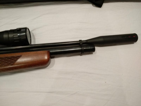 Vendo carabina pcp Gamo Coyote Whisper calibre 5.5, visor 4-24x50, bomba manual Gamo y funda de transporte 12