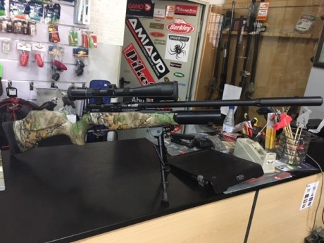Buenos días, vendo este equipo sin uso con garantia todavía,
PCP BSA R10 Realtree XTRA del cal 4,5(1167eur), 01