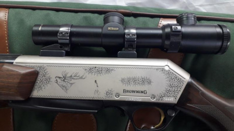 Un buen amigo que deja la caza con rifle me ha pedido que le venda su Browning 3006 One of 350, una edición 02