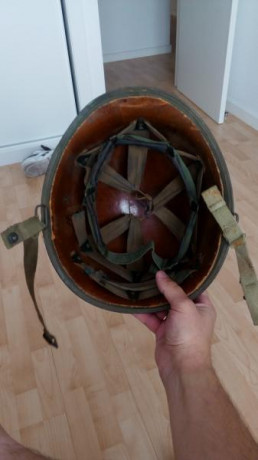 Buenas compañeros, vendo casco M1 A1 norteamericano de segunda guerra mundial, de los que vinieron a España 01