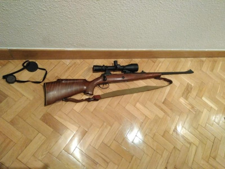 Hola
Vendo rifle de cerrojo, de la marca Alemana ANSCHUTZ, Calibre 270 Win, con visor LEUPOLD VARI X –III. 02