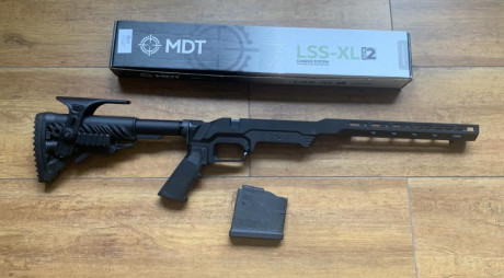 Chasis completo com cargador magpul sin uso.
Montado completamente, con culata FAB deffenese regulable.
Precio: 01