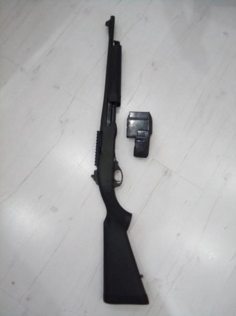 Se vende Remington 7600 police. En calibre 308. Esta como nuevo, únicamente tiene como modificación que 02