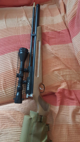 Buenas, Vendo carabina Onix Arko comprada en el mes de febrero, está nueva. Es de calibre 5,5 y la vendo 00