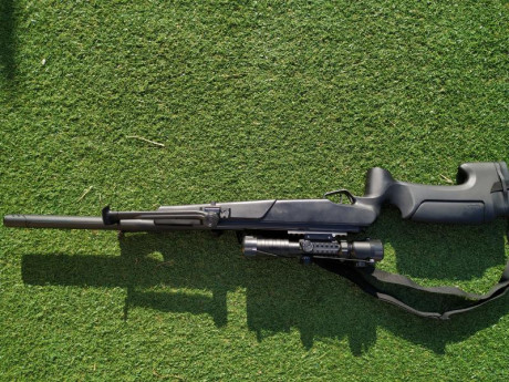 Carabina de nitropiston, calibre 5.5 , visor 3-9X32 con retícula iluminada, tope de gama de la marca STOEGER 00