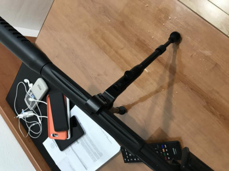 Hola amigos,Tengo un soporte de carabina que compré para mi hatsan airtact pero el cañón es más gordo 02