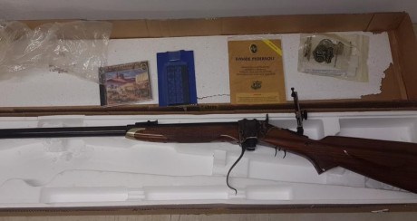 Pedersoli S.788 1874 Sharps Long Range 34" 45-70
Creo que es la única unidad NUEVA A ESTRENAR, sólo 10