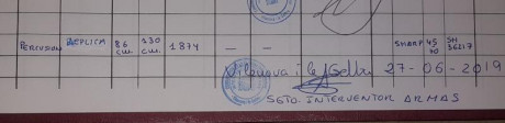 Pedersoli S.788 1874 Sharps Long Range 34" 45-70
Creo que es la única unidad NUEVA A ESTRENAR, sólo 20