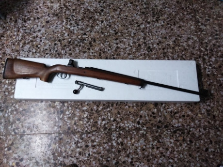 Vendo rifle de tiro Carl Gustav CG63 macht rifle ,calibre 6,5 x 55, cañon en perfecto estado, diopter 02
