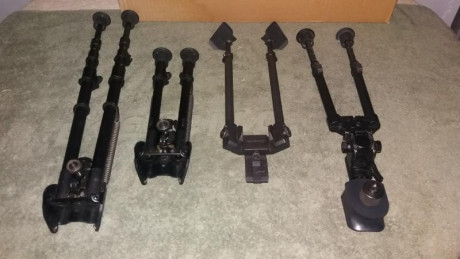 Buenas noches!! 

Pues estoy pensando en coger un bípode para mi rifle de esos pequeños. Es un remintong 30