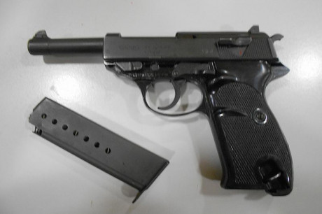 Lo dicho se vende Pistola Walther P38
Calibre 9 mm PB
Con un Cargador
La pistola esta en Barcelona
PV.250.00€ 02