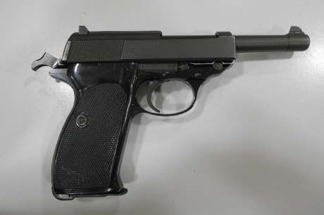 Lo dicho se vende Pistola Walther P38
Calibre 9 mm PB
Con un Cargador
La pistola esta en Barcelona
PV.250.00€ 00