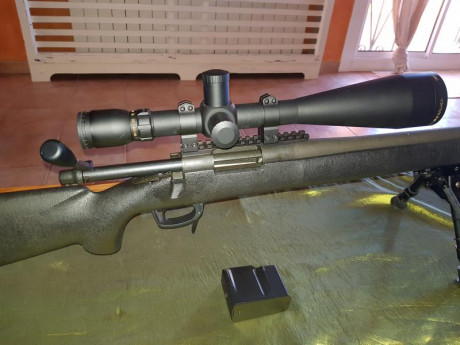 se vende por falta de tiempo rifle remington 700 police 308 win.con casi nada de disparos.con cargador 02