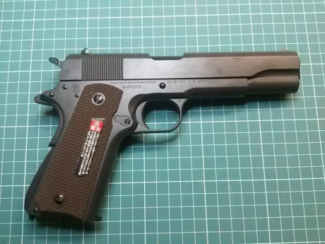 Marca TOKYO-MARUI
Pistola a GAS
Calibre 6mm BB

 VENDO POR 100€
 




Estado de uso normal.
Sin marcas 01