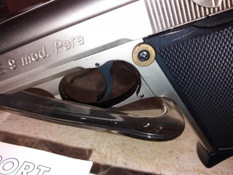  Precio.- 70 € 
Modelo Walther, Kal. 9 mm P.A. Knall
¡ Está Nueva! solo ha disparado un cargador!
7 disparos, 00