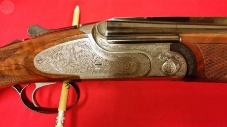 Expres  Rizzini superpuesto,  expulsor,  monogatillo, culata bavara, perfecto estado y precioso  a toda 02