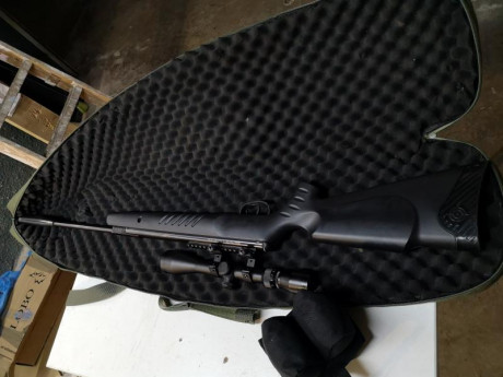 Vendo esta crosman NITRO VENON 5.5 prácticamente nueva, apenas una lata dispara, sin óxidos ni marcas, 31
