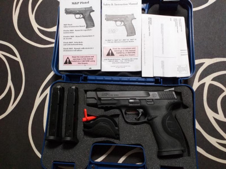   Pistola Smith & Wesson M&P9 PRO calibre 9mm Parabellum en venta con 3 cargadores. (Guiada en 02
