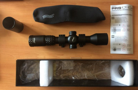 Visor de Caza muy polivalente, comprado hace un año y tres meses y ha salido al campo 2 veces, lo puse 02