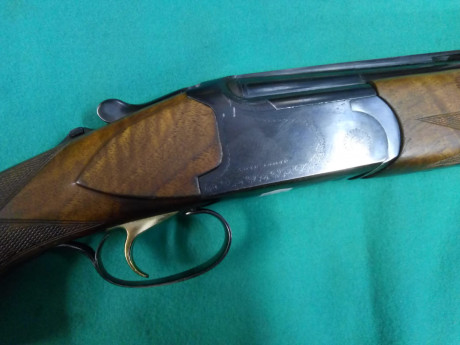  Se vende .
Superpuesta marca Lanber, calibre 12, expulsora, monogatillo, con polichoques.
Las fotos hablan 11