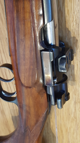 Cambio rifle de origen centroeuropeo Emil Falsmaier.
Calibre 7x64
Cañon octogonal
Pelo de doble gatillo
Ligero
En 30