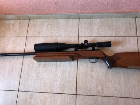 Buenas tardes!
Vendo carabina Anschütz 64, customizada para Bench Rest 50/100. Visor Tasco 10-40 x 60.
Cargador 02