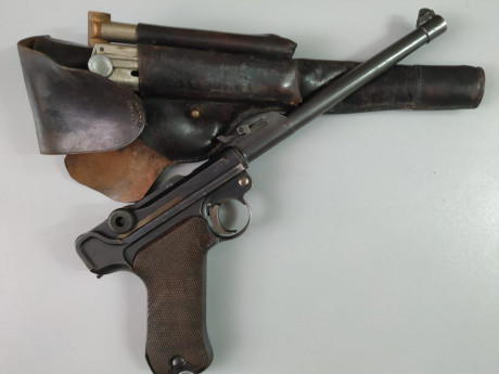 Se vende luger cañón largo en perfecto estado y con guía de pertenencias precio 3000 euro mas de un siglo 02